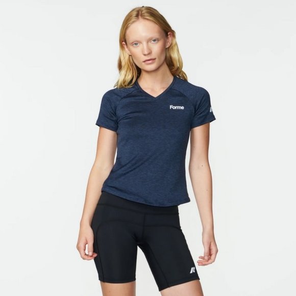 Forme Women's Navy Short Sleeve Tee - Picture 3 of 4